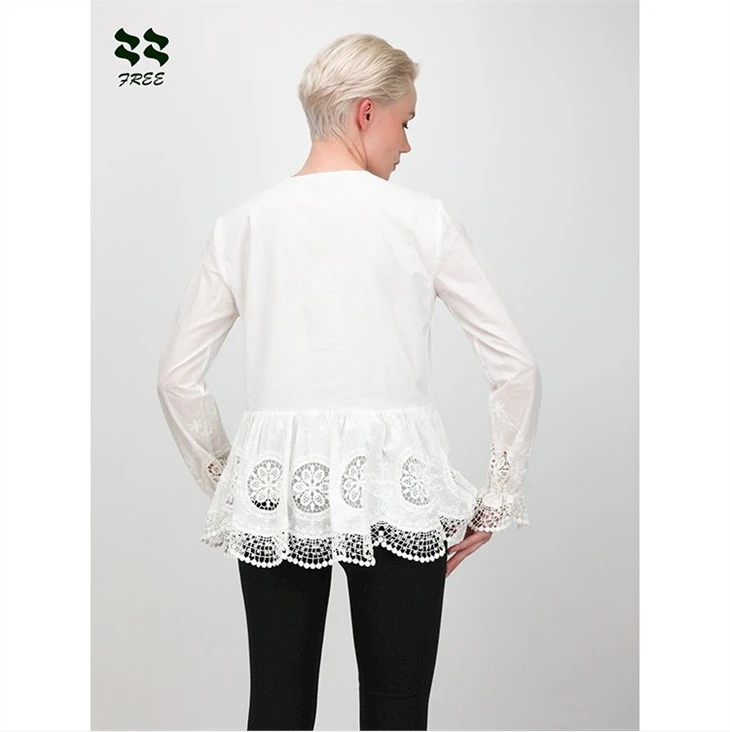 cotton blouse with embroidery