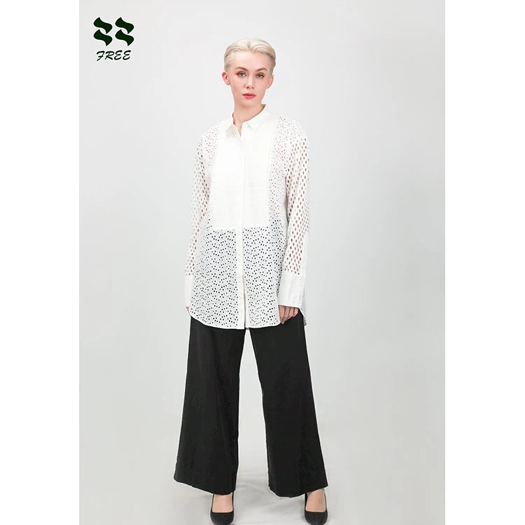 Pamučna bluza s vezom